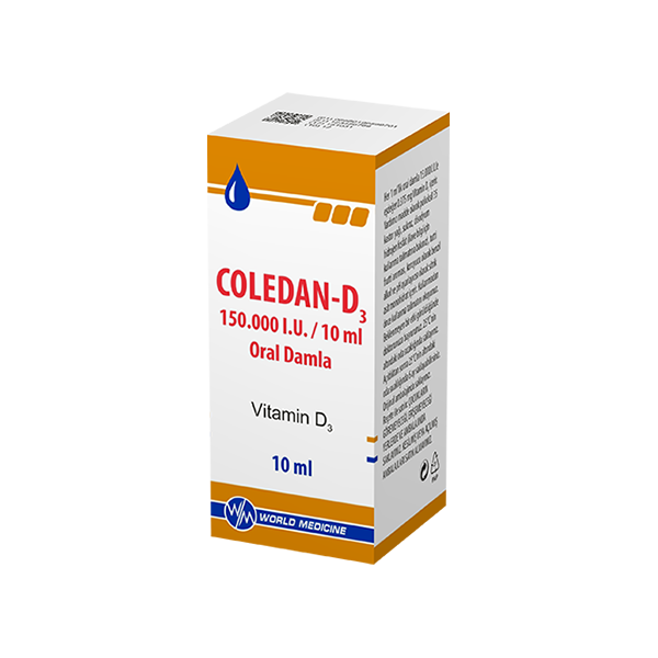 COLEDAN- D3 150.000 IU/ 10 ML ORAL DAMLA 1 COLEDAN D3 150.000 IU 10 ML ORAL DAMLA 20567