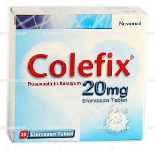 COLEFIX 20 MG 30 EFERVESAN TABLET 1 COLEFIX 20 MG 30 EFERVESAN TABLET 28544