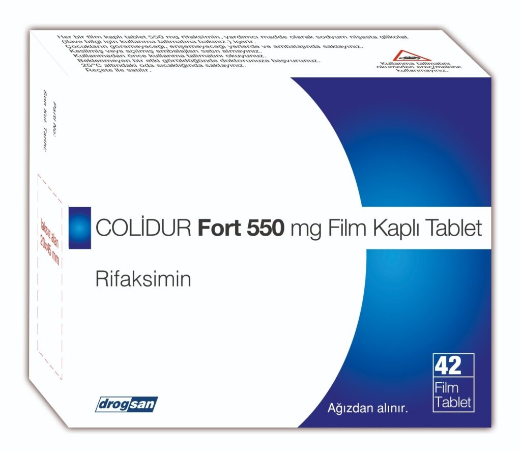 COLIDUR FORT 550MG FILM KAPLI TABLET (42 TABLET) 1 COLIDUR FORT 550MG FILM KAPLI TABLET 42 TABLET 20572