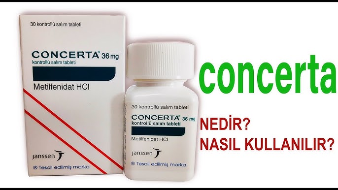 CONCERTA 54 MG 30 KONT. SALIM TABLETI 20590