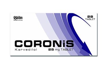 CORONIS 6,25 MG 28 TABLET 1 CORONIS 625 MG 28 TABLET 20619