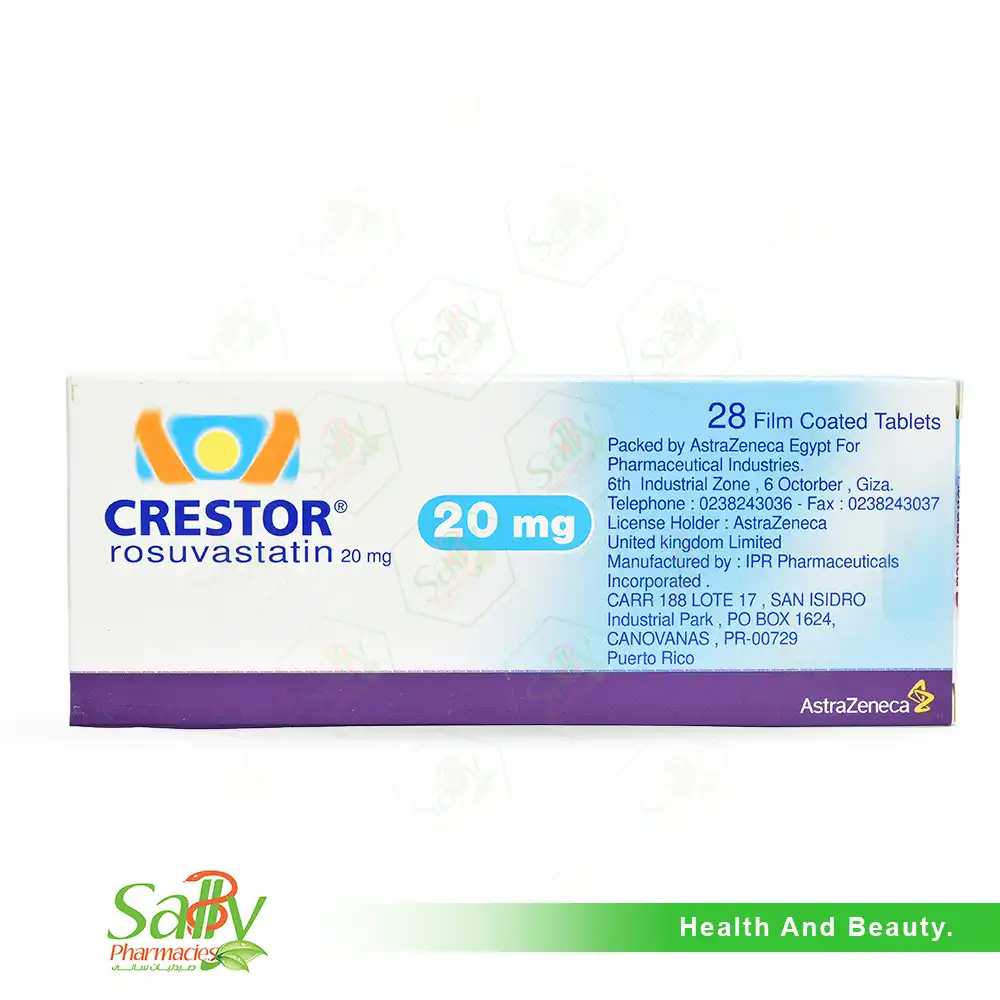 CRESTOR 20 MG 28 FILM TABLET 1 CRESTOR 20 MG 28 FILM TABLET 20653