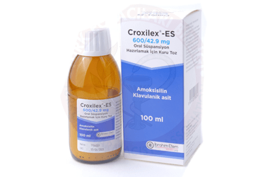 CROXILEX-ES 600/42,9 MG ORAL SUSPANSIYON HAZIRLAMAK ICIN KURU TOZ (100 ML) 1 CROXILEX ES 600 429 MG ORAL SUSPANSIYON HAZIRLAMAK ICIN KURU TOZ 100 ML 20665