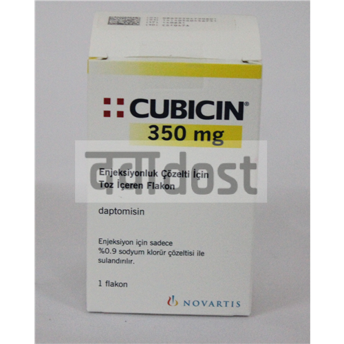 CUBICIN 350 MG INF. COZ. ICIN TOZ ICEREN FLAKON 1 CUBICIN 350 MG INF. COZ. ICIN TOZ ICEREN FLAKON 28682