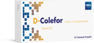 D-COLEFOR 20.000 IU 12 YUMUSAK KAPSUL 1 D COLEFOR 20.000 IU 12 YUMUSAK KAPSUL 28743