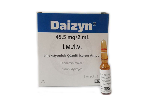 DAIZYN 45,5 MG/2 ML IM/IV ENJEKSIYONLUK COZELTI ICEREN 5 AMPUL 1 DAIZYN 455 MG 2 ML IM IV ENJEKSIYONLUK COZELTI ICEREN 5 AMPUL 28723