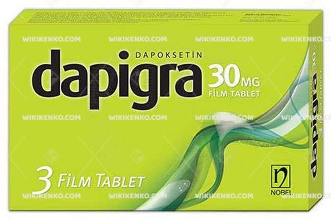 DAPIGRA 30 MG 6 FILM TABLET 1 DAPIGRA 30 MG 6 FILM TABLET 28732
