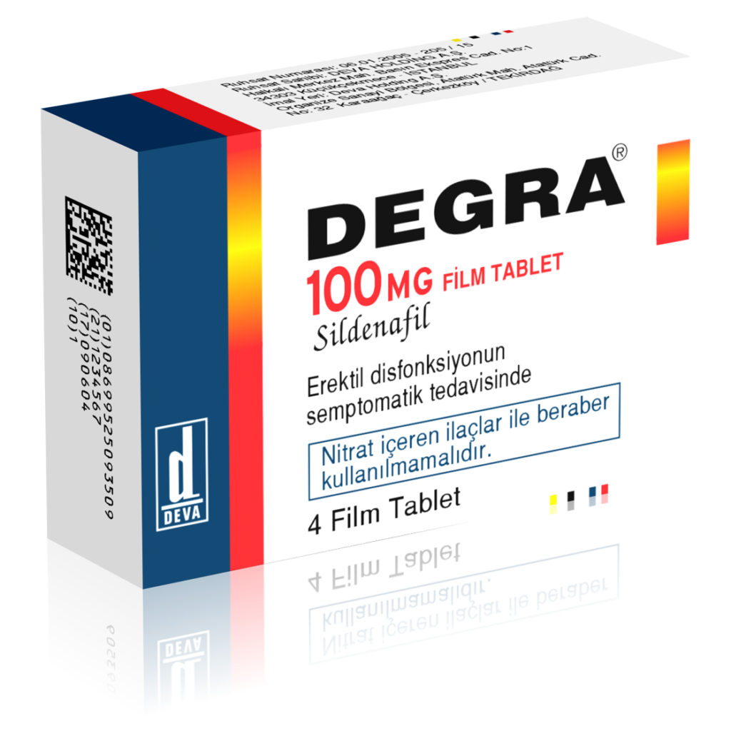 DEGRA 100 MG 1 FILM KAPLI TABLET 1 DEGRA 100 MG 1 FILM KAPLI TABLET 28768