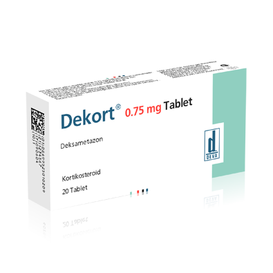 DEKORT 0,75 MG 20 TABLET 1 DEKORT 075 MG 20 TABLET 20744