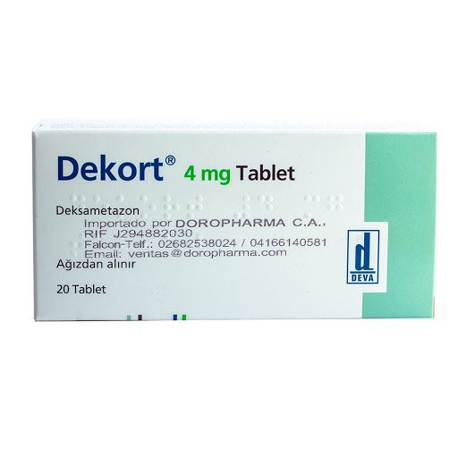 DEKORT 4 MG 20 TABLET 1 DEKORT 4 MG 20 TABLET 20746