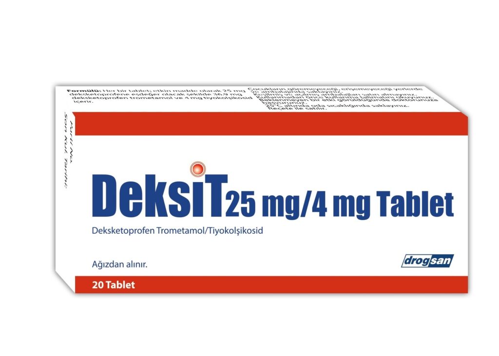 DEKSIT 25 MG/4 MG 20 TABLET 1 DEKSIT 25 MG 4 MG 20 TABLET 20750