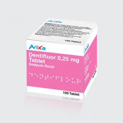 DENTIFLOUR 0,25 MG 100 TABLET 1 DENTIFLOUR 025 MG 100 TABLET 28821