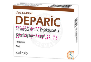 DEPARIC 10 MCG/2 ML IV ENJEKSIYONLUK COZELTI ICEREN AMPUL (2 ML 5 AMPUL) 1 DEPARIC 10 MCG 2 ML IV ENJEKSIYONLUK COZELTI ICEREN AMPUL 2 ML 5 AMPUL 28831