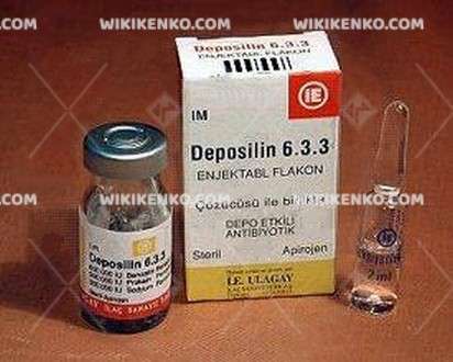 DEPOSILIN 6,3,3 IU 1 FLAKON 1 DEPOSILIN 633 IU 1 FLAKON 20824