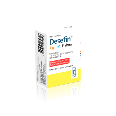 DESEFIN IM 1 GR 1 FLAKON 1 DESEFIN IM 1 GR 1 FLAKON 20850