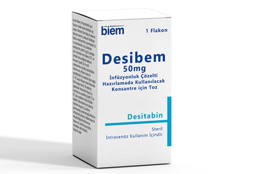 DESITU 50 MG INFUZYONLUK COZELTI HAZIRLAMADA KULLANILACAK KONSANTRE ICIN TOZ 1 DESITU 50 MG INFUZYONLUK COZELTI HAZIRLAMADA KULLANILACAK KONSANTRE ICIN TOZ 20857