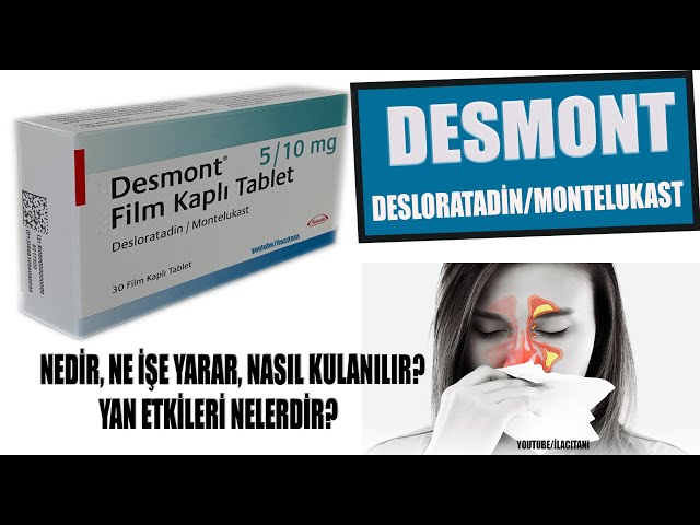 DESMONT 5/10 MG 30 FILM KAPLI TABLET 1 DESMONT 5 10 MG 30 FILM KAPLI TABLET 28870
