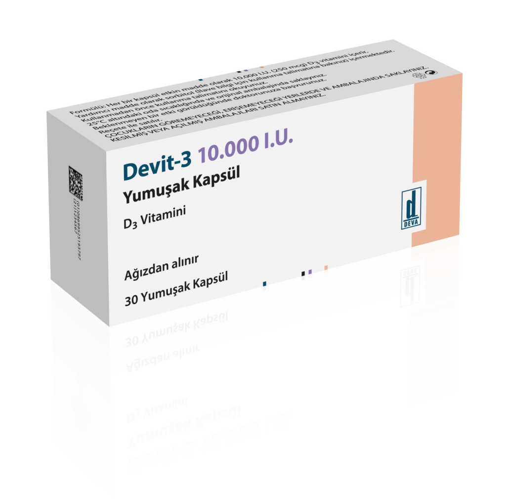 DEVIT-3 10.000 I.U. YUMUSAK KAPSUL (30 KAPSUL) 1 DEVIT 3 10.000 I.U. YUMUSAK KAPSUL 30 KAPSUL 20884