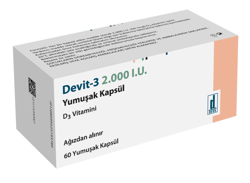 DEVIT-3 2.000 IU YUMUSAK KAPSUL (60 KAPSUL) 1 DEVIT 3 2.000 IU YUMUSAK KAPSUL 60 KAPSUL 20887