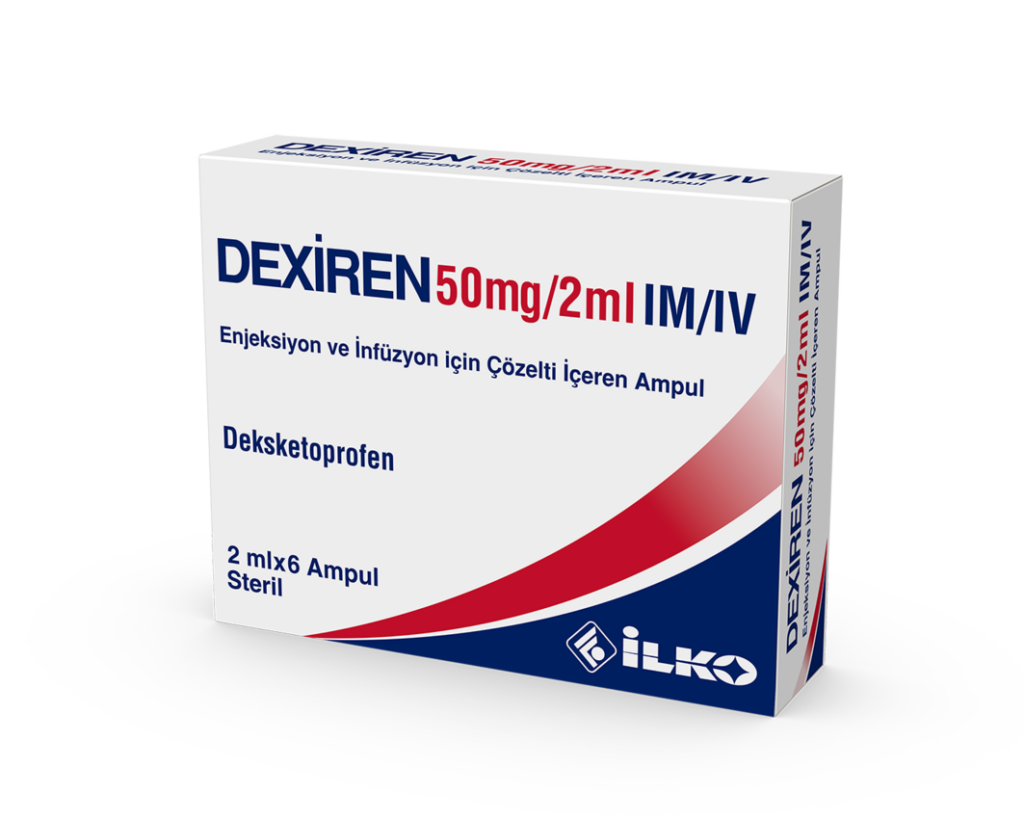 DEXIREN 50 MG/2 ML IM/IV ENJEKSIYON VE INFUZYON ICIN COZELTI ICEREN 6 AMPUL 1 DEXIREN 50 MG 2 ML IM IV ENJEKSIYON VE INFUZYON ICIN COZELTI ICEREN 6 AMPUL 20903