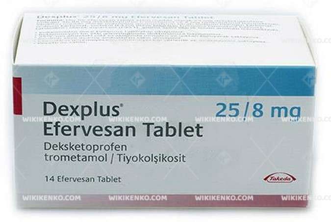 DEXPLUS 25 MG/8 MG 14 EFERVESAN TABLET 1 DEXPLUS 25 MG 8 MG 14 EFERVESAN TABLET 28934