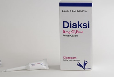 DIAKSI 5 MG /2.5 ML REKTAL COZELTI 1 DIAKSI 5 MG 2.5 ML REKTAL COZELTI 20932