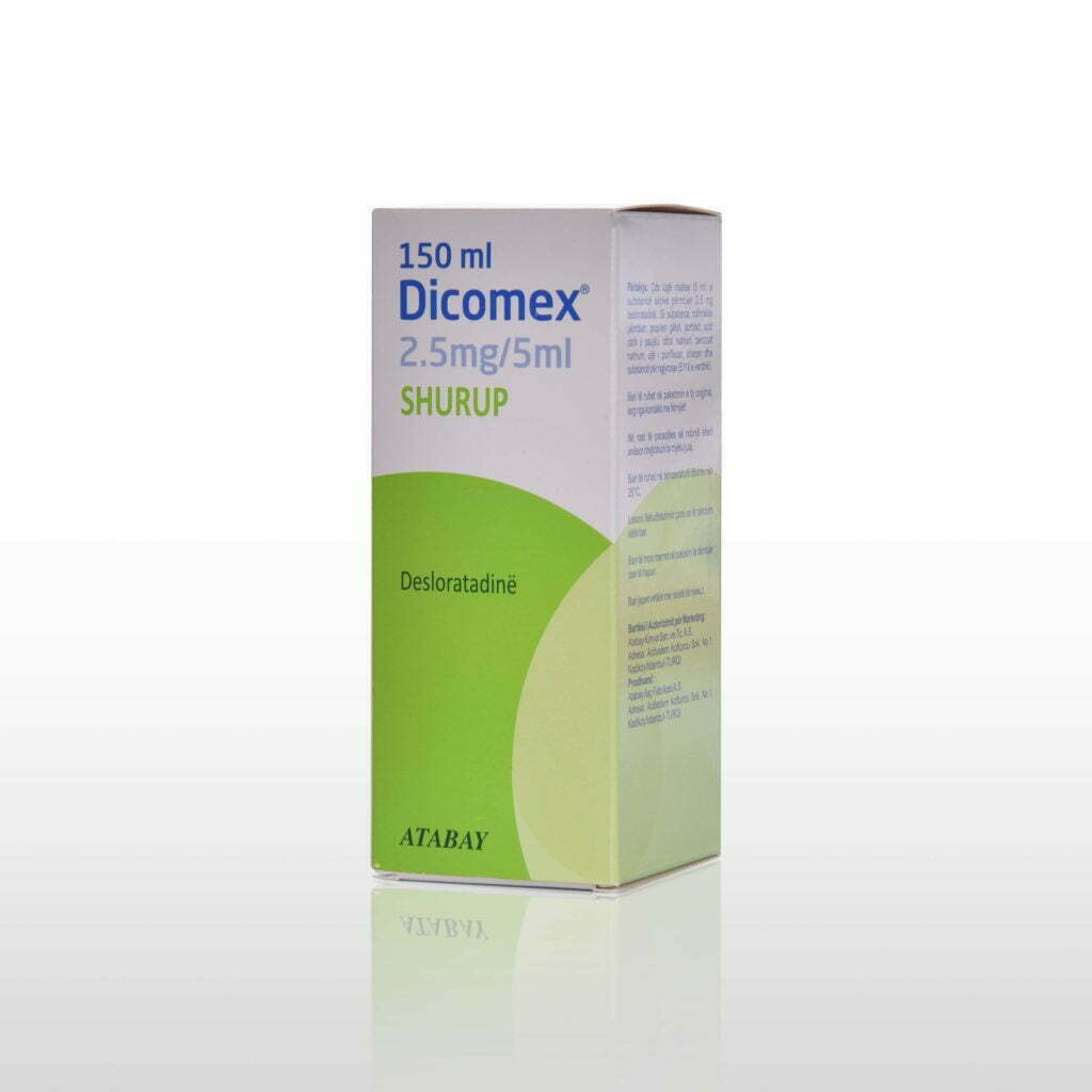DICOMEX 2,5 MG/5 ML 150 ML SURUP 1 DICOMEX 25 MG 5 ML 150 ML SURUP 29031