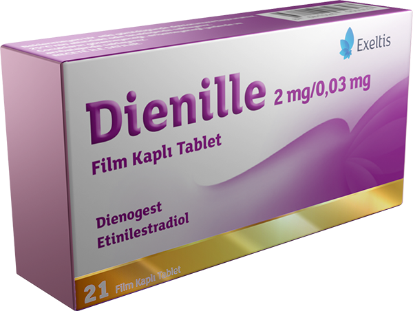 DIENILLE 2 MG/0,03 MG 21 FILM KAPLI TABLET 1 DIENILLE 2 MG 003 MG 21 FILM KAPLI TABLET 20997