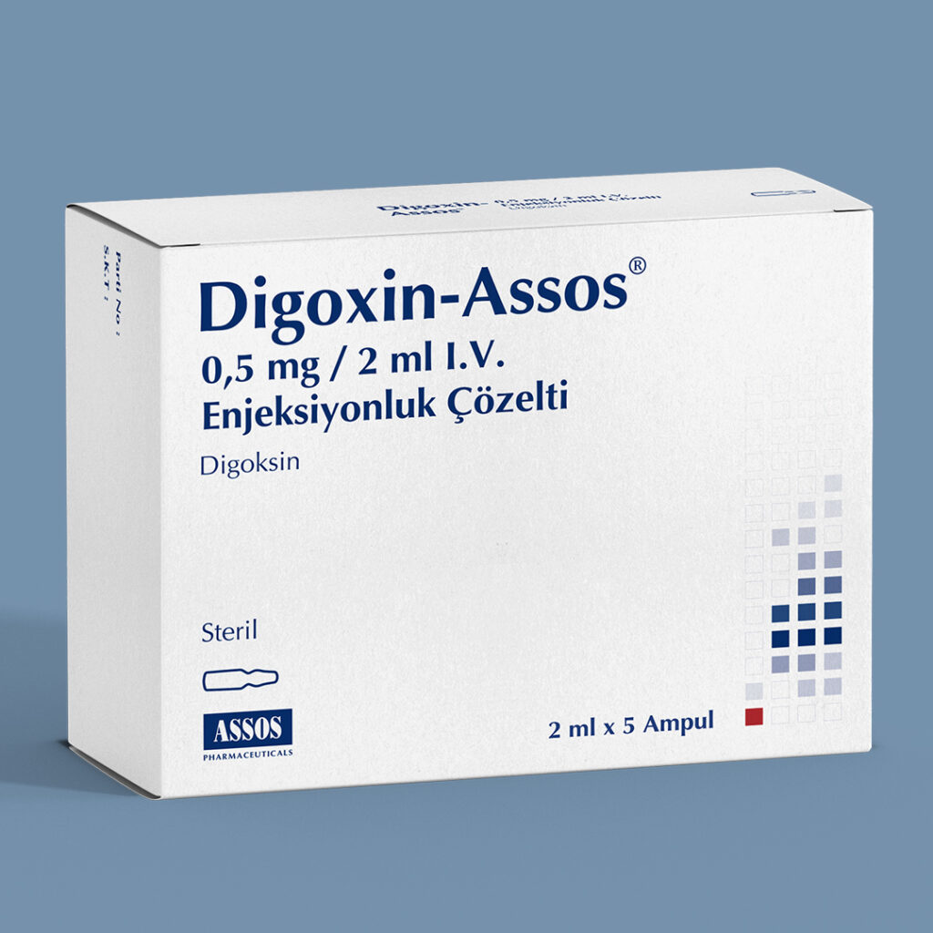 DIGOXIN 8211 ASSOS 05 MG 2 ML IV ENJEKSIYONLUK COZELTI 5 AMPUL 21007
