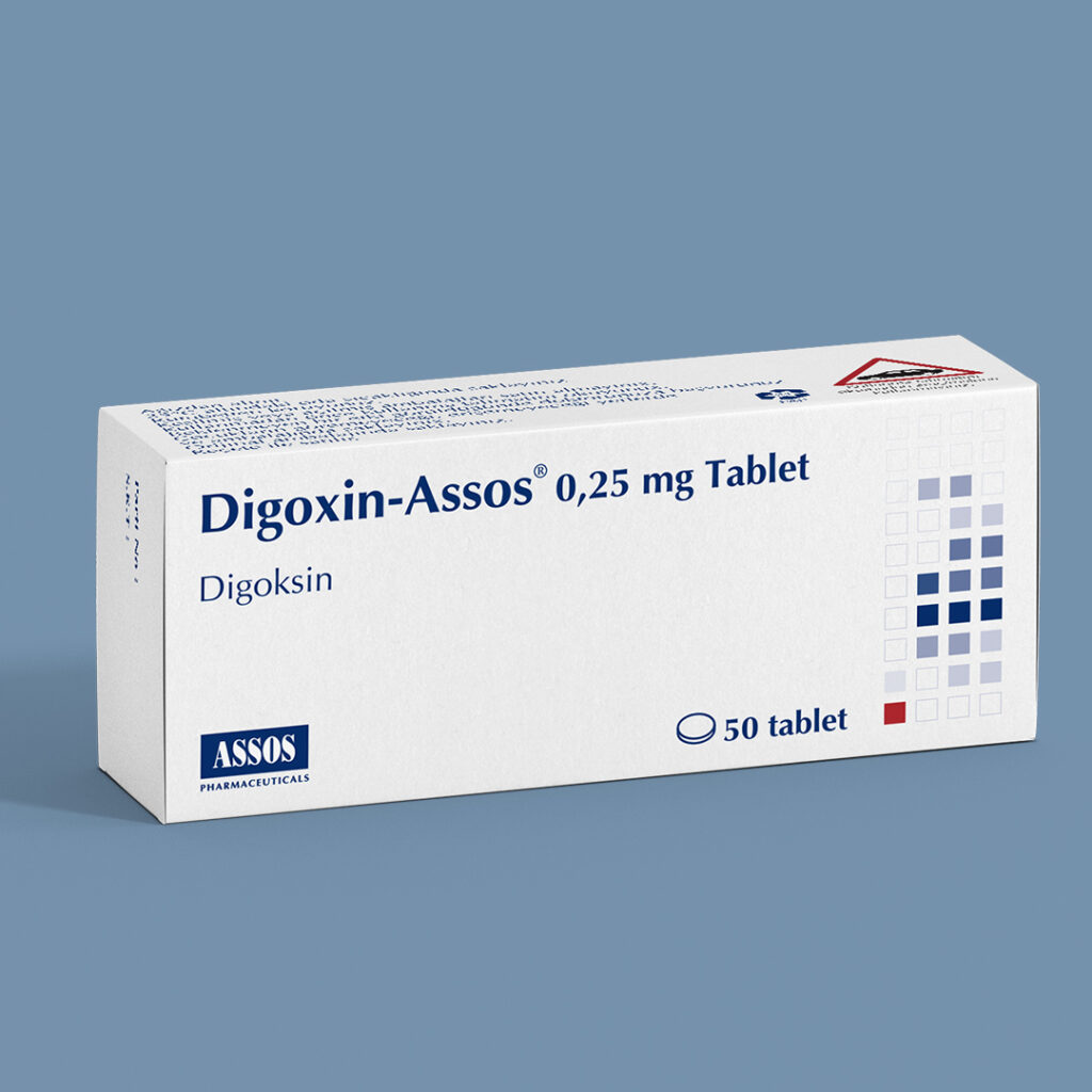 DIGOXIN- ASSOS 0,25 MG 50 TABLET 1 DIGOXIN ASSOS 025 MG 50 TABLET 21008