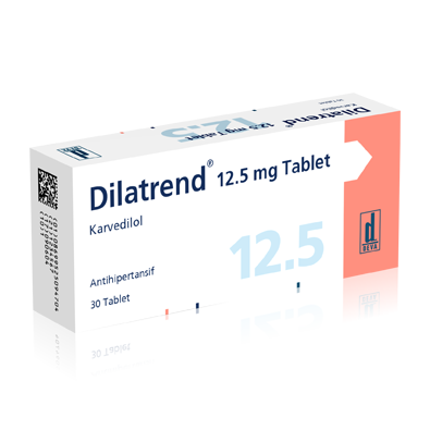 DILATREND 12,5 MG 30 TABLET 1 DILATREND 125 MG 30 TABLET 21022