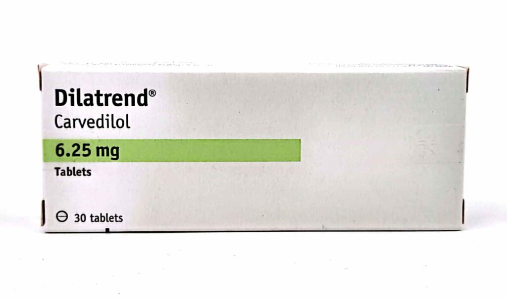 DILATREND 6,25 MG 30 TABLET 1 DILATREND 625 MG 30 TABLET 21025