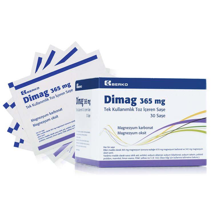 DIMAG 365 MG TEK KULLANIMLIK TOZ ICEREN 30 SASE 1 DIMAG 365 MG TEK KULLANIMLIK TOZ ICEREN 30 SASE 21036