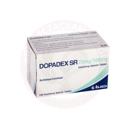 DOPADEX SR 25 MG/100 MG UZATILMIS SALIMLI 100 TABLET 1 DOPADEX SR 25 MG 100 MG UZATILMIS SALIMLI 100 TABLET 21086