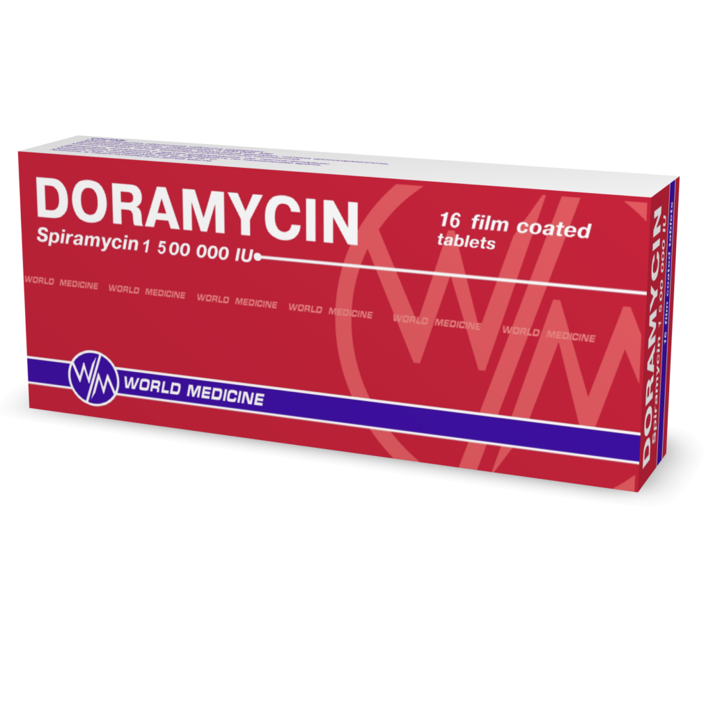 DORAMYCIN 3000000 IU FILM TABLET (14 FILM TABLET) 1 DORAMYCIN 3000000 IU FILM TABLET 14 FILM TABLET 21098