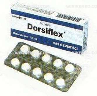 DORSIFLEX 200 MG 20 TABLET 1 DORSIFLEX 200 MG 20 TABLET 29170