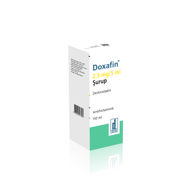 DOXAFIN 2,5 MG/ML 150 ML SURUP 1 DOXAFIN 25 MG ML 150 ML SURUP 21107