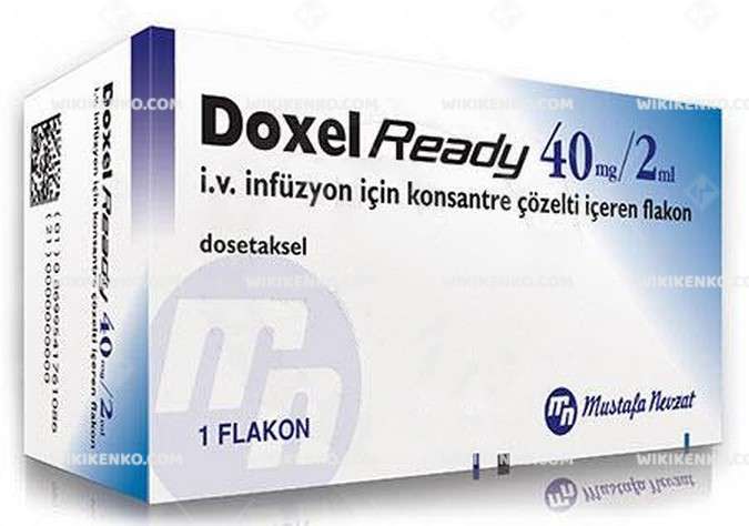 DOXEL READY 40 MG/2 ML IV INFUZYON ICIN KONSANTRE COZELTI ICEREN FLAKON 1 DOXEL READY 40 MG 2 ML IV INFUZYON ICIN KONSANTRE COZELTI ICEREN FLAKON 29183
