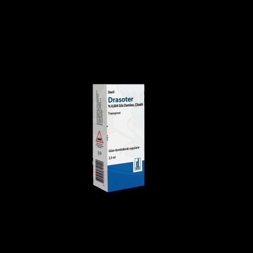 DRASOTER %0,004 GOZ DAMLASI, COZELTI (2,5 ML) 1 DRASOTER 0004 GOZ DAMLASI COZELTI 25 ML 21132