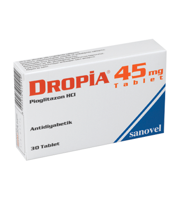 DROPIA 45 MG 30 TABLET 1 DROPIA 45 MG 30 TABLET 29207