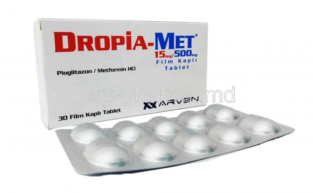 DROPIA-MET 15/500 MG 30 FILM KAPLI TABLET 1 DROPIA MET 15 500 MG 30 FILM KAPLI TABLET 21146