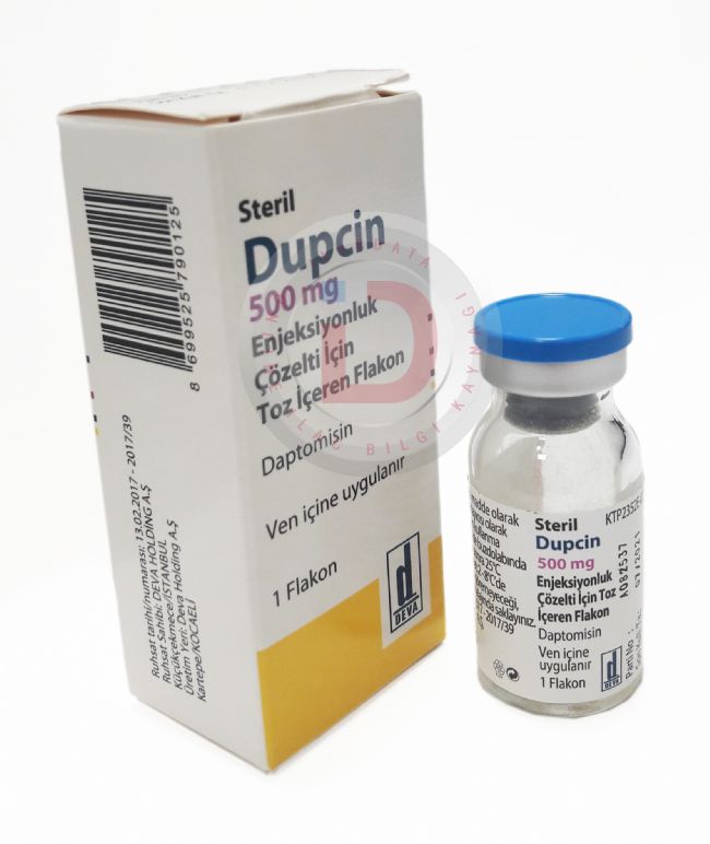 DUPCIN 500 MG ENJEKSIYONLUK COZELTI ICIN TOZ ICEREN FLAKON (1 FLAKON) 1 DUPCIN 500 MG ENJEKSIYONLUK COZELTI ICIN TOZ ICEREN FLAKON 1 FLAKON 21182