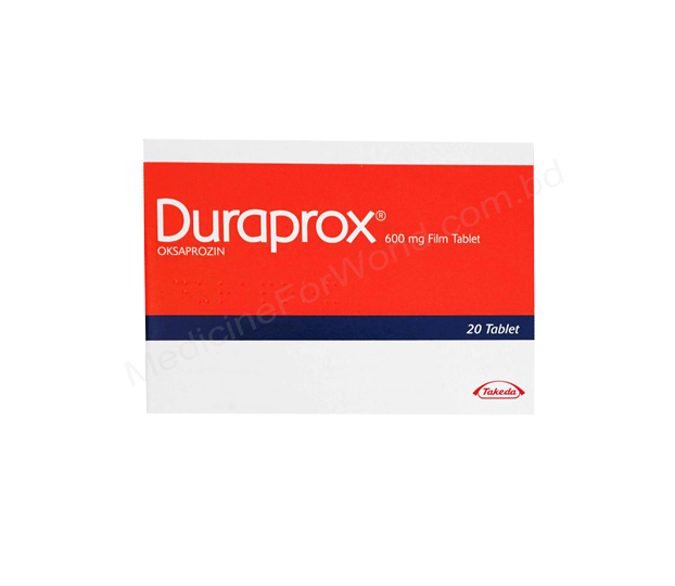 DURAPROX 600 MG 20 FILM TABLET 1 DURAPROX 600 MG 20 FILM TABLET 29282