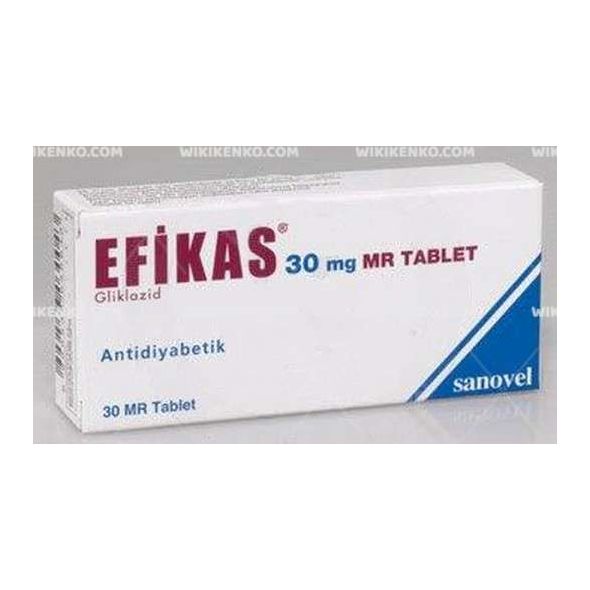 EFIKAS MR 30 MG 120 TABLET 1 EFIKAS MR 30 MG 120 TABLET 29361