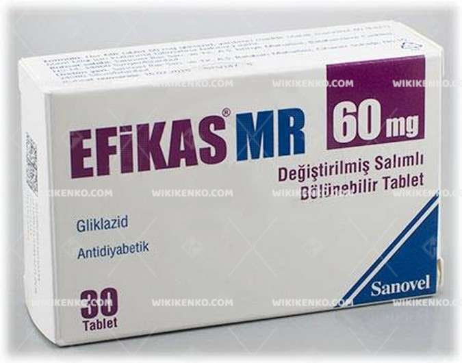 EFIKAS MR 60 MG DEGISTIRILMIS SALIMLI BOLUNEBILIR 60 TABLET 1 EFIKAS MR 60 MG DEGISTIRILMIS SALIMLI BOLUNEBILIR 60 TABLET 21266