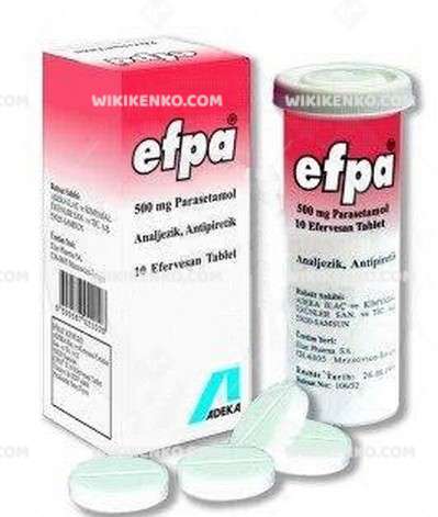 EFPA 10 EFERVESAN TABLET 1 EFPA 10 EFERVESAN TABLET 29364
