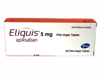ELIQUIS 2,5 MG 60 FILM KAPLI TABLET 1 ELIQUIS 25 MG 60 FILM KAPLI TABLET 29391