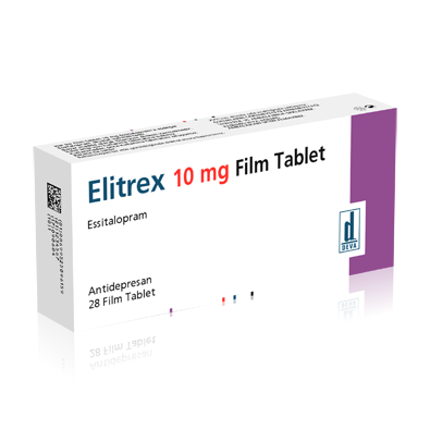 ELITREX 10 MG 28 FILM TABLET 1 ELITREX 10 MG 28 FILM TABLET 29396