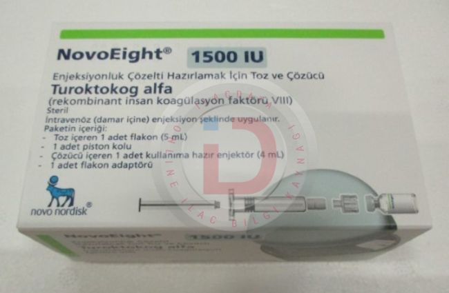 ELOCTA 1500 IU IV ENJEKSIYONLUK COZELTI HAZIRLAMAK ICIN TOZ VE COZUCU 21303