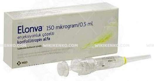 ELONVA 150 MCG/0,5 ML 1 ENJEKSIYONLUK COZELTI 1 ELONVA 150 MCG 05 ML 1 ENJEKSIYONLUK COZELTI 29408